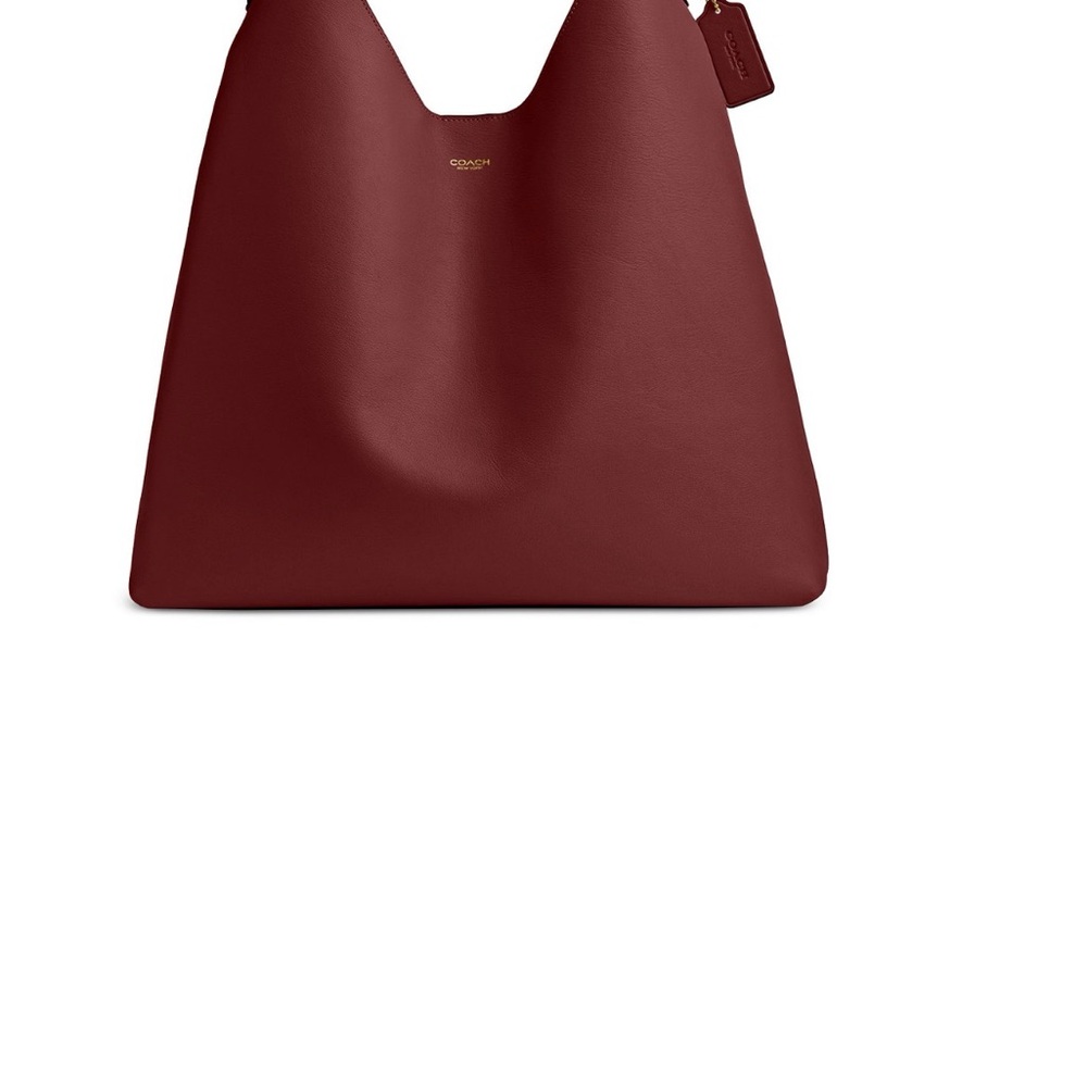 NWT Coach Brooklyn Ruby Red Leather Shoulder Hobo… - image 10